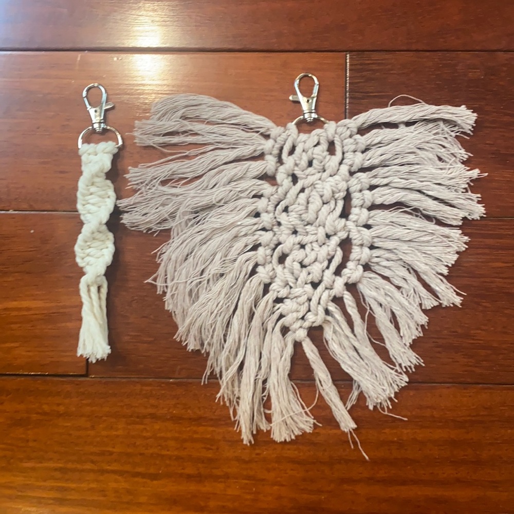 5 for $20! Macrame Keychains